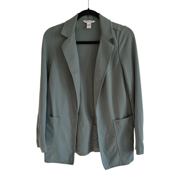 Athleta Eastbound Blazer, Minimalist Gray Sage Green, Size 4 - Picture 5 of 10